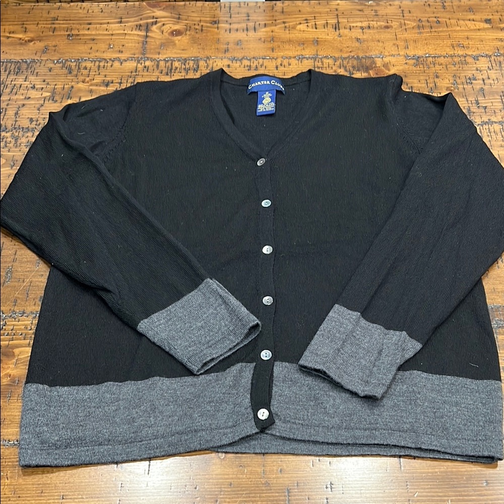 Charter Club Woman’s  Black Sweater